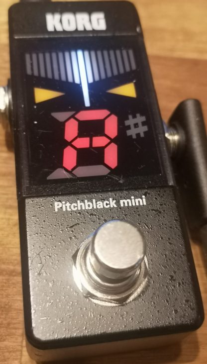 Korg Pitchblack Mini tuner - tuning / in tune