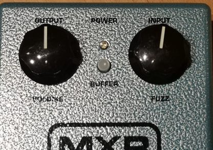 MXR Classic 108 Fuzz effects pedal controls