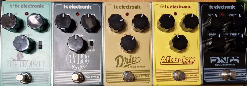 tc electronic effects pedals