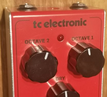 tc electronic Nether Octaver effects pedal controls