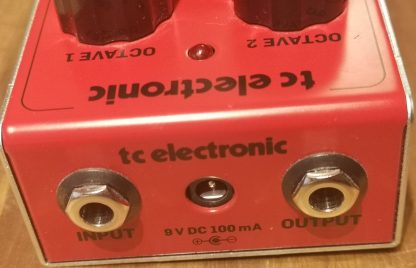 tc electronic Nether Octaver effects pedal top side