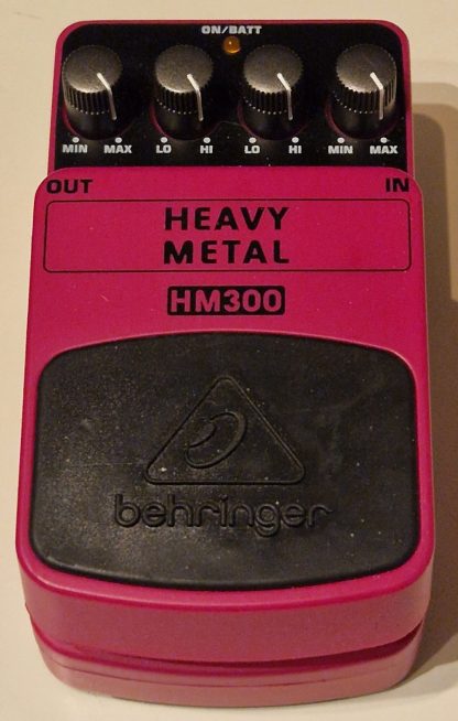 Behringer HM300 Heavy Metal distortion effects pedal