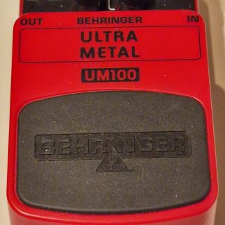 Behringer UM100 Ultra Metal distortion effects pedal