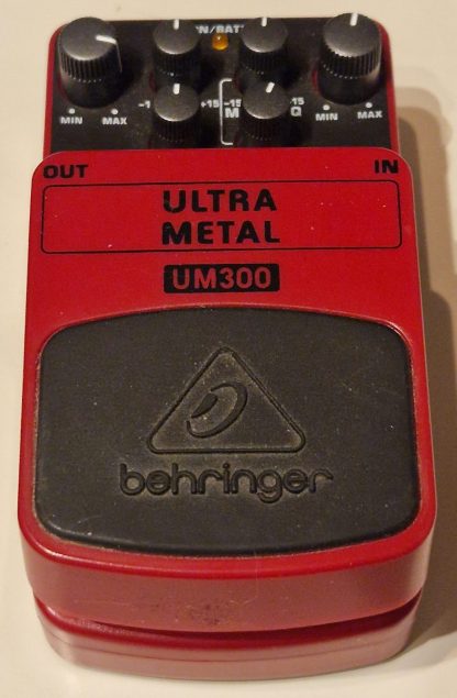 Behringer UM300 Ultra Metal distortion effects pedal