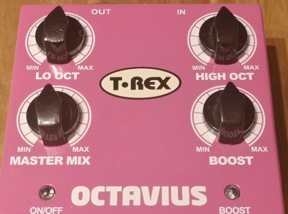 T-Rex Octavius tri-tone Generatori octaver effetcs pedal controls