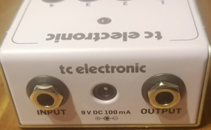 tc electronic 3rd Dimension Chorus effects pedal top side
