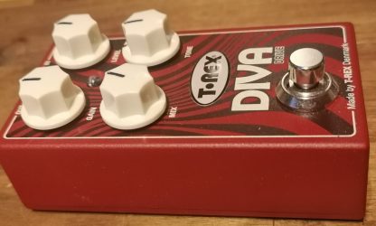 T-Rex Diva Drive overdrive effects pedal left side
