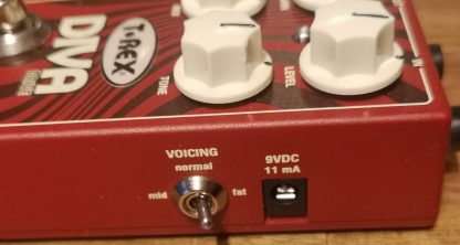 T-Rex Diva Drive overdrive effects pedal right side