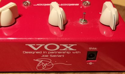 VOX Satchurator distortion effects pedal top side