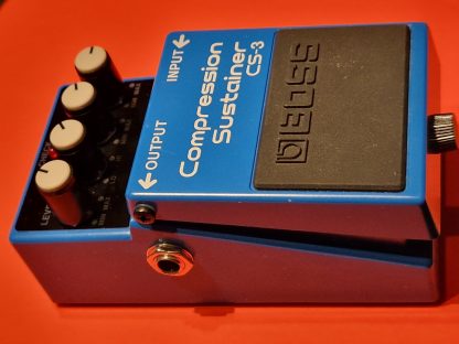 BOSS CS-3 Compression Sustainer effects pedal left side