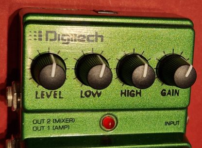 DigiTech Bad Monkey Tube Overdrive effects pedal controls