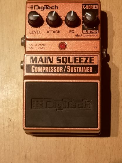 DigiTech Main Squeeze Compressor / Sustainer effects pedal