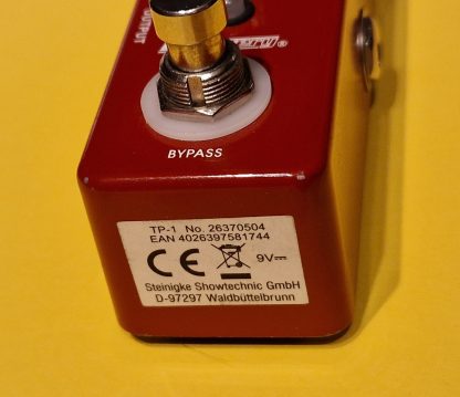 DiMavery TP-1 Overdrive effects pedal front side