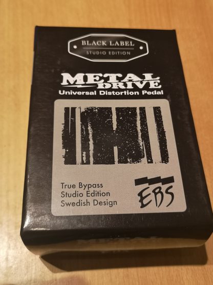 EBS Metal Drive Studio Edition distortion effects pedal box