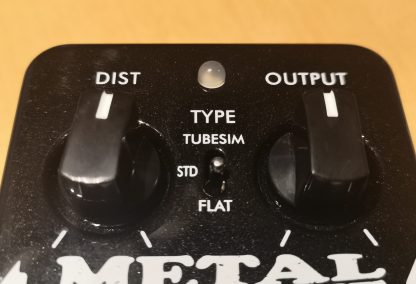 EBS Metal Drive Studio Edition distortion effects pedal controls