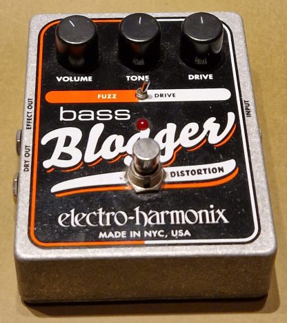electro-harmonix Bass Blogger Fuzz Drive effects pedal