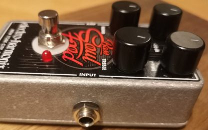 electro-harmonix Bass Soul Food Overdrive effects pedal right side
