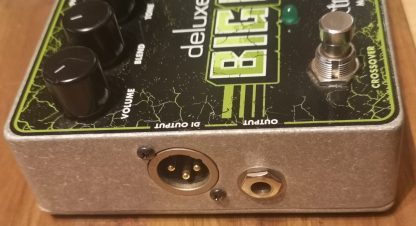 electro-harmonix Deluxe Bass Big Muff Pi effects pedal left side