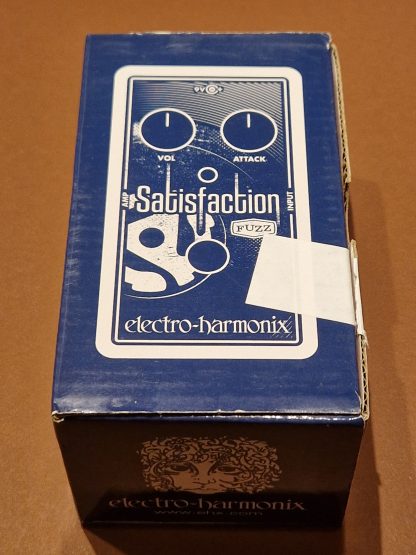 electro-harmonix Satisfaction fuzz effects pedal box