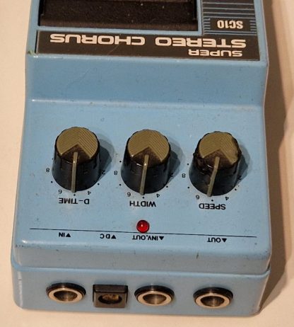 Ibanez SC10 Super Stereo Chorus effects pedal controls