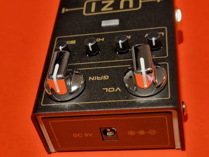 Joyo Uzi distortion effects pedal top side