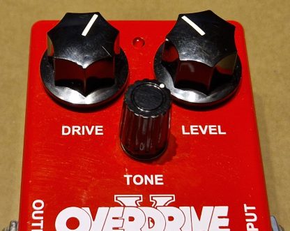 Maxon OD-808X overdrive effects pedal controls