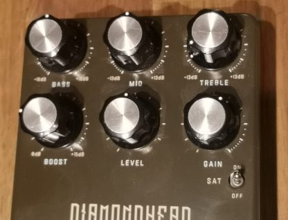Seymour Duncan Diamon Head Distortion and Boost effects pedal controls
