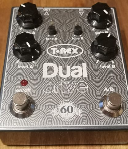 T-Rex Dual Drive overdrive effects pedal