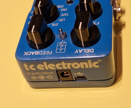 tc electronic Flashback Delay and Looper effects pedal top side