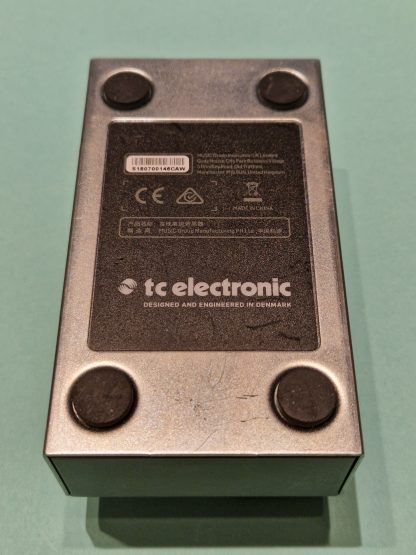 tc electronic Rush Booster effects pedal bottom side