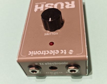 tc electronic Rush Booster effects pedal top side