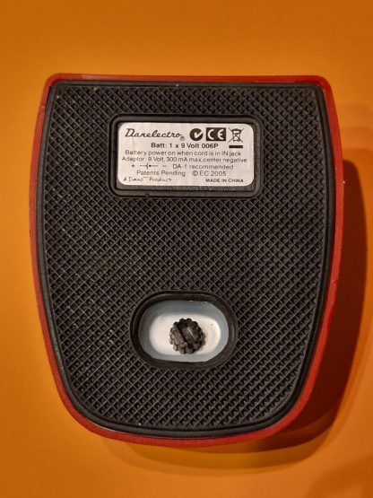 Danelectro FAB Distortion effects pedal bottom side
