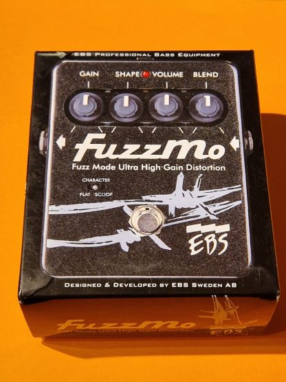 EBS Fuzzmo bass fuzz/distortion effects pedal box