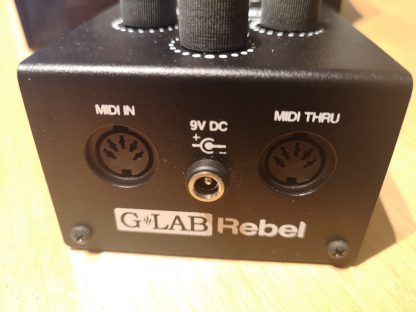 G-Lab Rebel Chaos Drive overdrive effects pedal top side