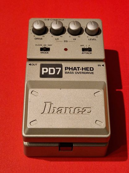 Ibanez PD7 Phat-Hed Bass Overdrive effects pedal