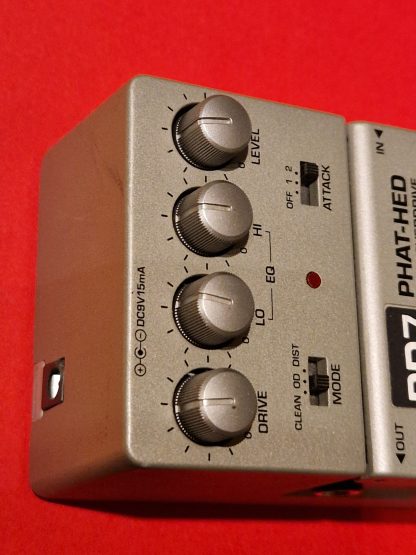 Ibanez PD7 Phat-Hed Bass Overdrive effects pedal controls