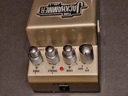 Marshall The Jackhammer overdrive/distortion effects pedal controls