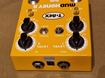 T-Rex Mudhoney II Dual Distortion effects pedal top side