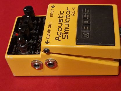 BOSS AC-3 Acoustic Simulator effects pedal left side