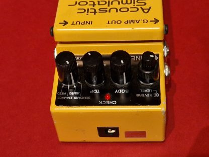 BOSS AC-3 Acoustic Simulator effects pedal top side