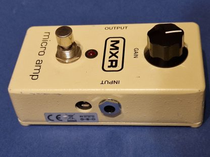 MXR micro amp boost effect pedal right side