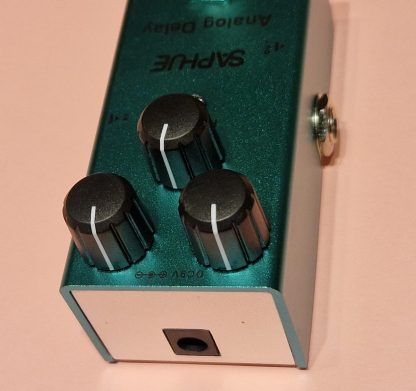 Saphue Analog Delay effects pedal top side