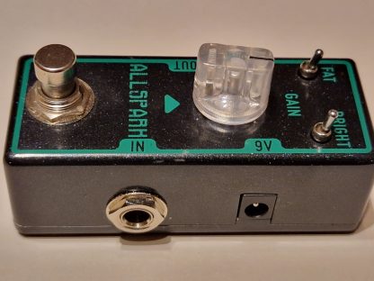 tone city All Spark boost pedal right side