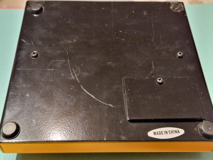 Ashdown BassOmeter tuner pedal bottom side