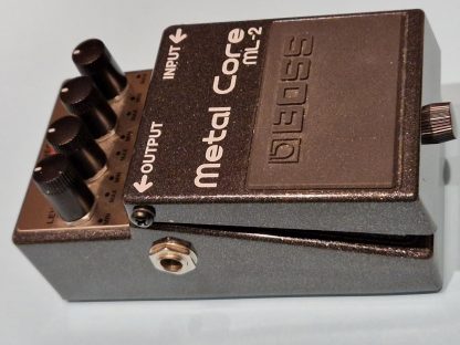 BOSS Metal Core ML-2 distortion effects pedal left side