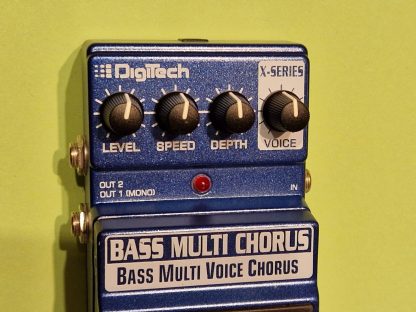 DigiTech Bass Multi Chorus effects pedal controls