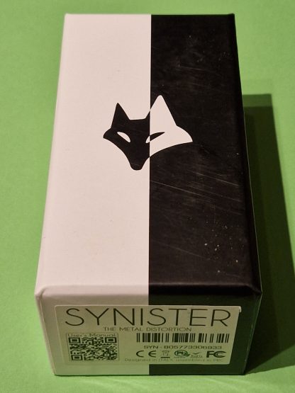 Foxgear Synister distortion effects pedal box