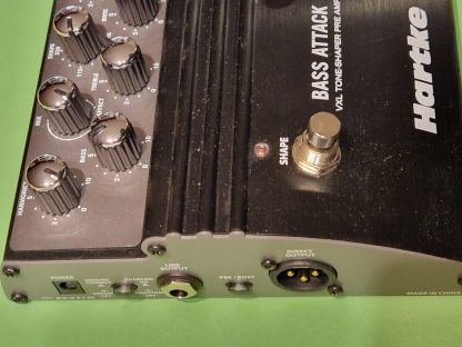 Hartke Bass Attack Bass Preamp pedal left side