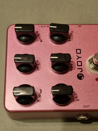 Joyo British Sound Preamp effects pedal controls
