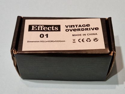 NAOMI Vintage Overdrive effects pedal box